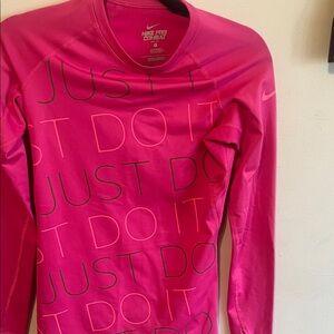 Nike Pro Combat Bright Pink Top